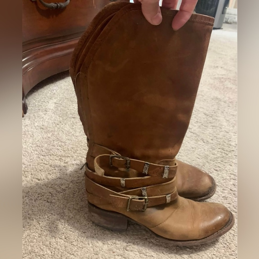 Freebird by Steven Tan Buckled Heeled Boots